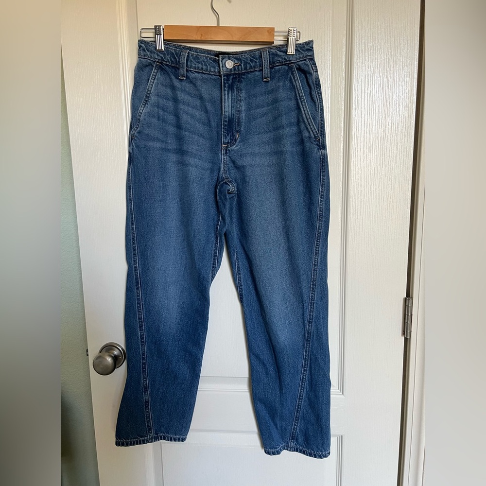 Luxe High-Rise Barrel Jean